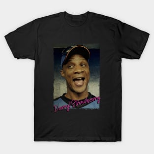 Darryl Strawberry in New York Mets T-Shirt